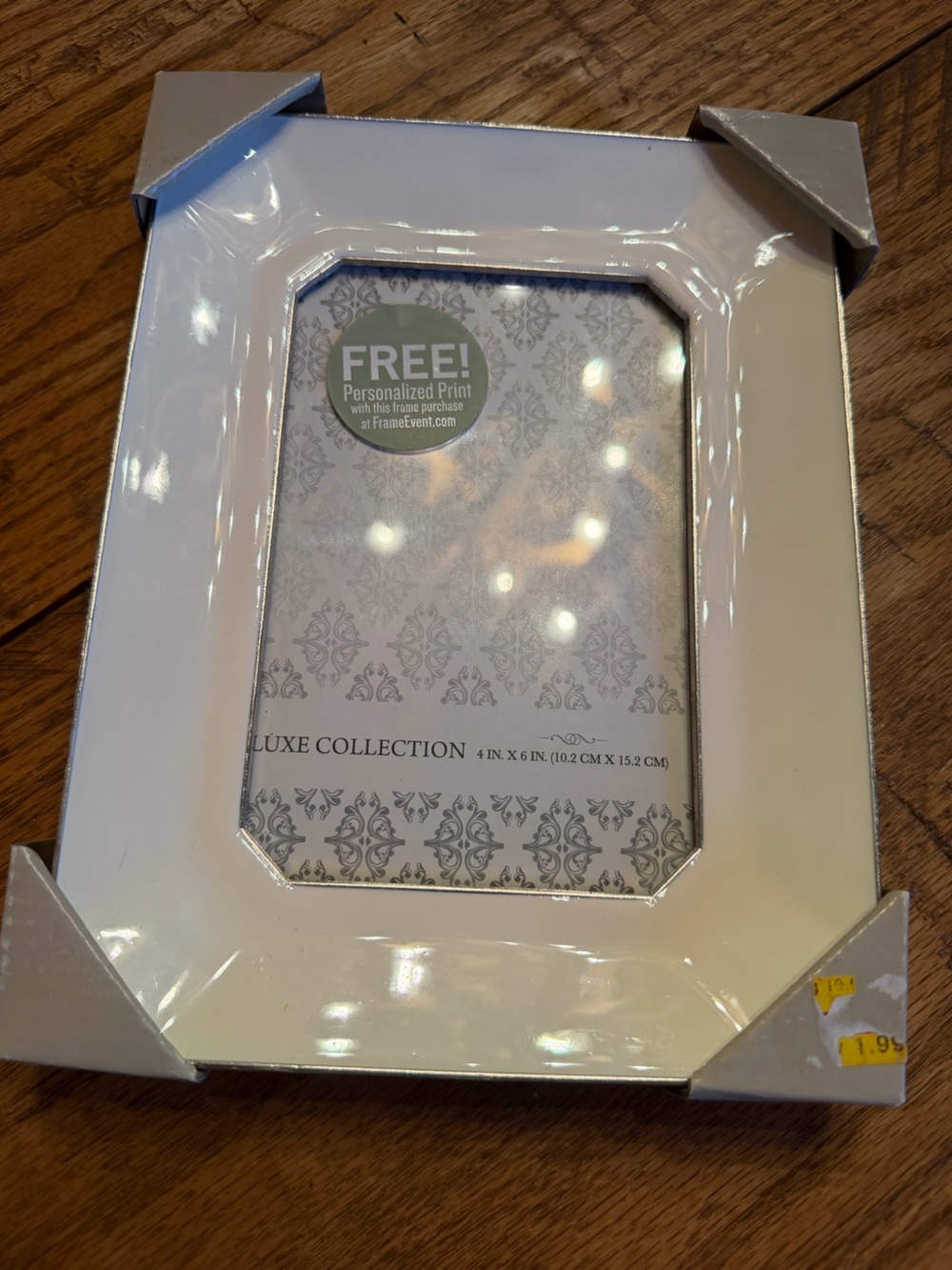 Set of 3: IvoryLuxe 4 by 6" Octagonal Photo Frame